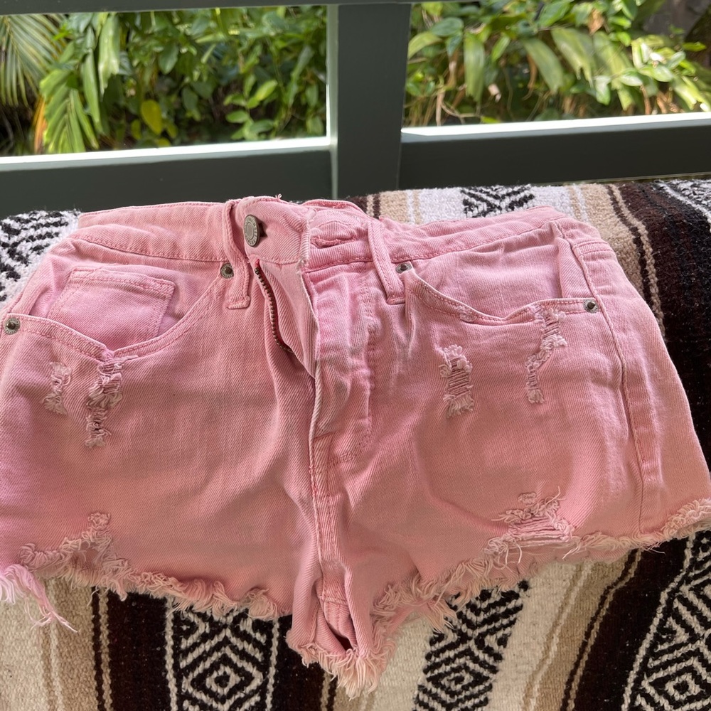 Hot pink shorts